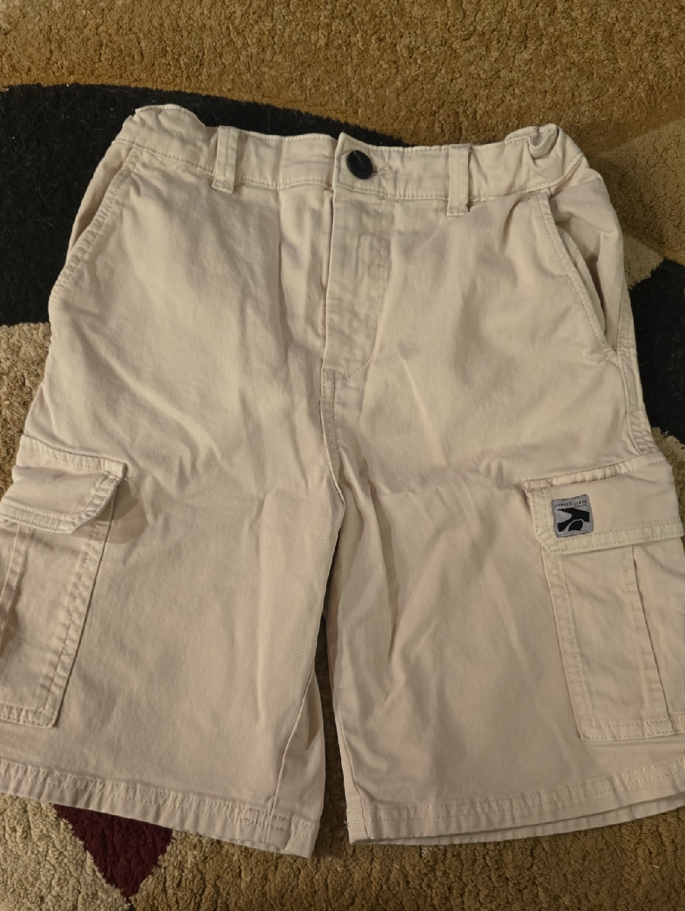 Zara Boys Cargo Shortssuze 10 Years - Light Cream